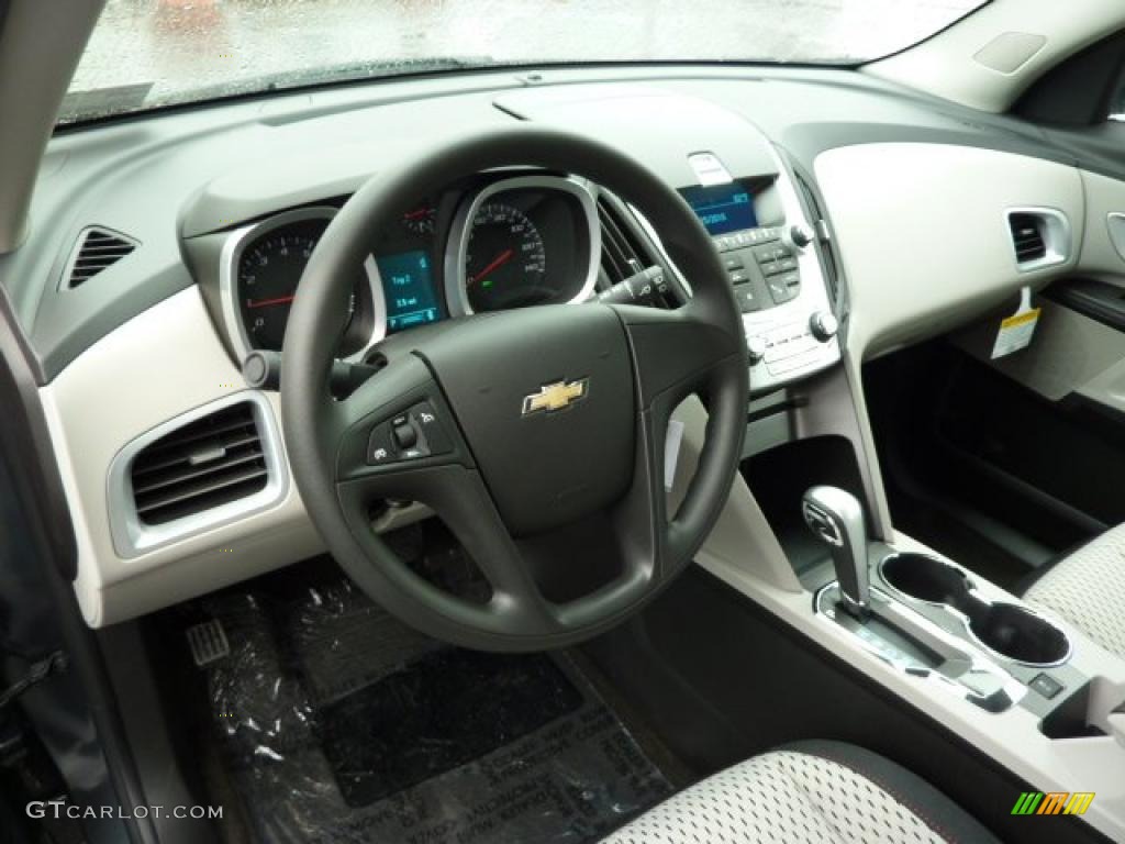 Light Titanium/Jet Black Interior 2011 Chevrolet Equinox LS AWD Photo #38729175