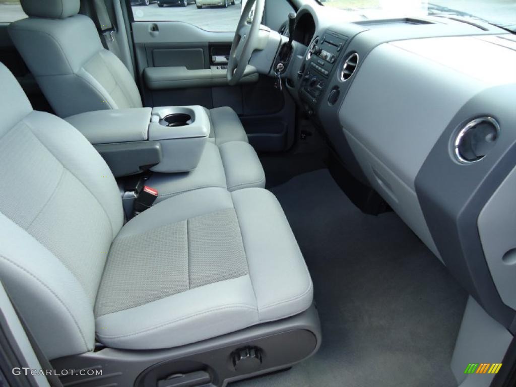 2005 F150 XLT SuperCrew - Medium Wedgewood Blue Metallic / Medium Flint/Dark Flint Grey photo #19