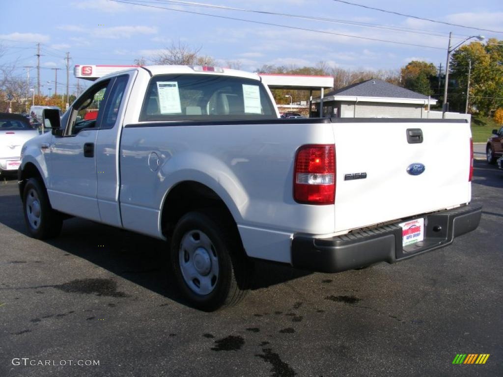 2006 F150 XL Regular Cab - Oxford White / Medium Flint photo #3