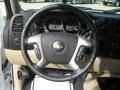 Light Cashmere/Ebony Accents 2008 Chevrolet Silverado 1500 LT Extended Cab Steering Wheel