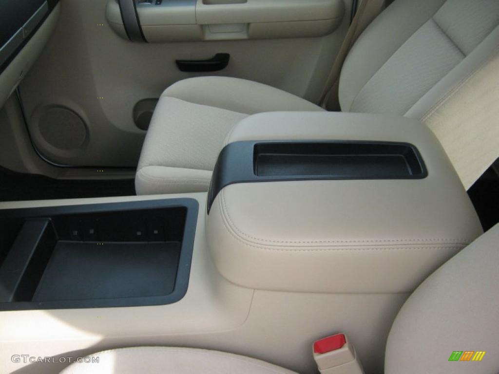 2008 Silverado 1500 LT Extended Cab - Summit White / Light Cashmere/Ebony Accents photo #11