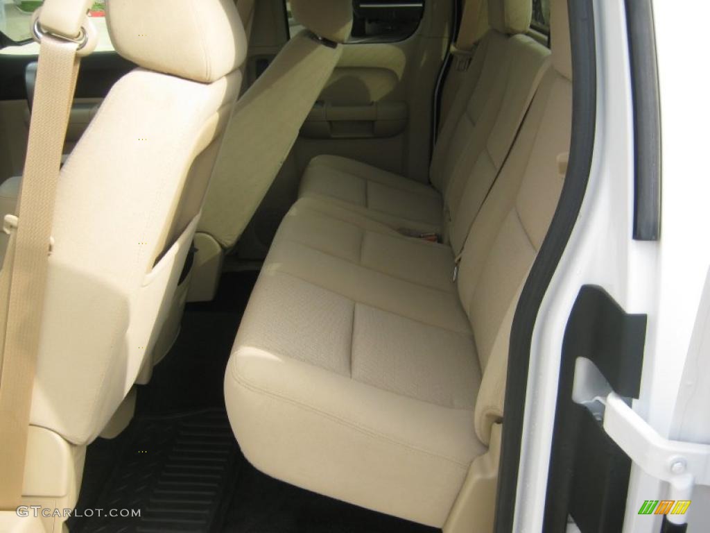 Light Cashmere/Ebony Accents Interior 2008 Chevrolet Silverado 1500 LT Extended Cab Photo #38730795