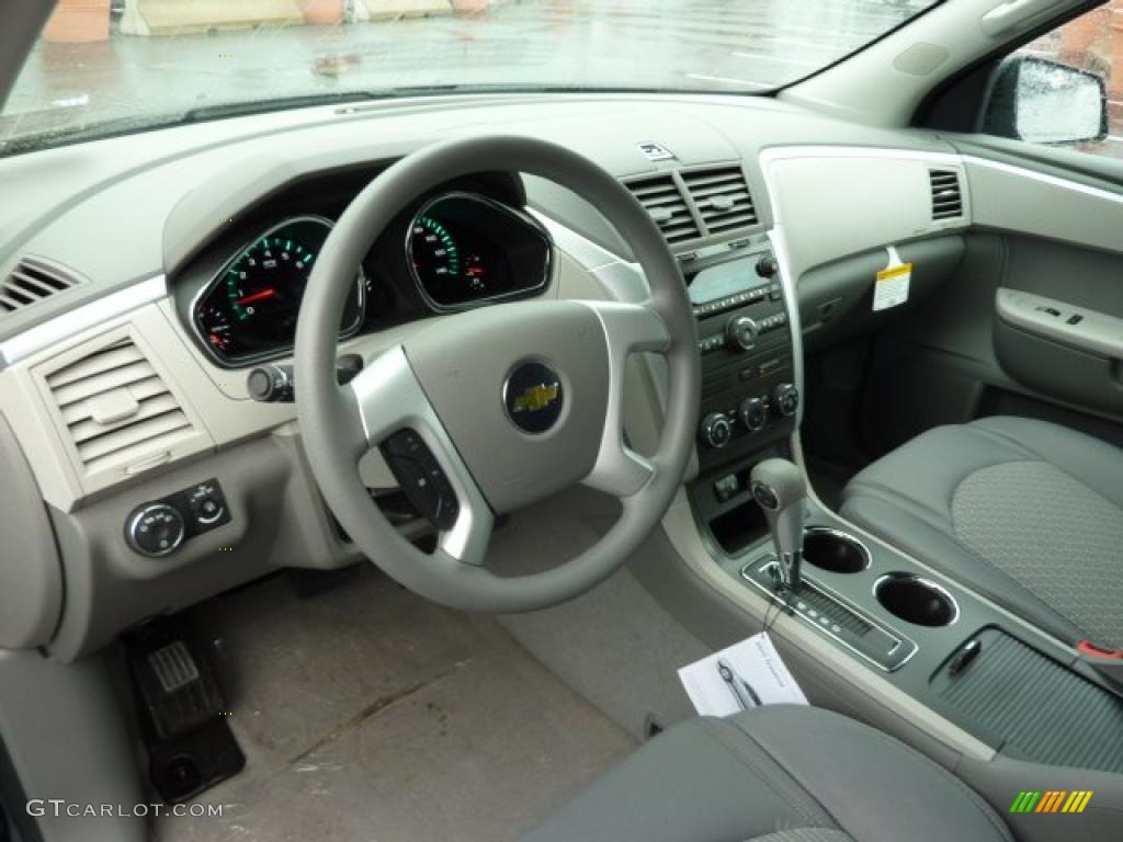 Dark Gray/Light Gray Interior 2011 Chevrolet Traverse LS Photo #38730979