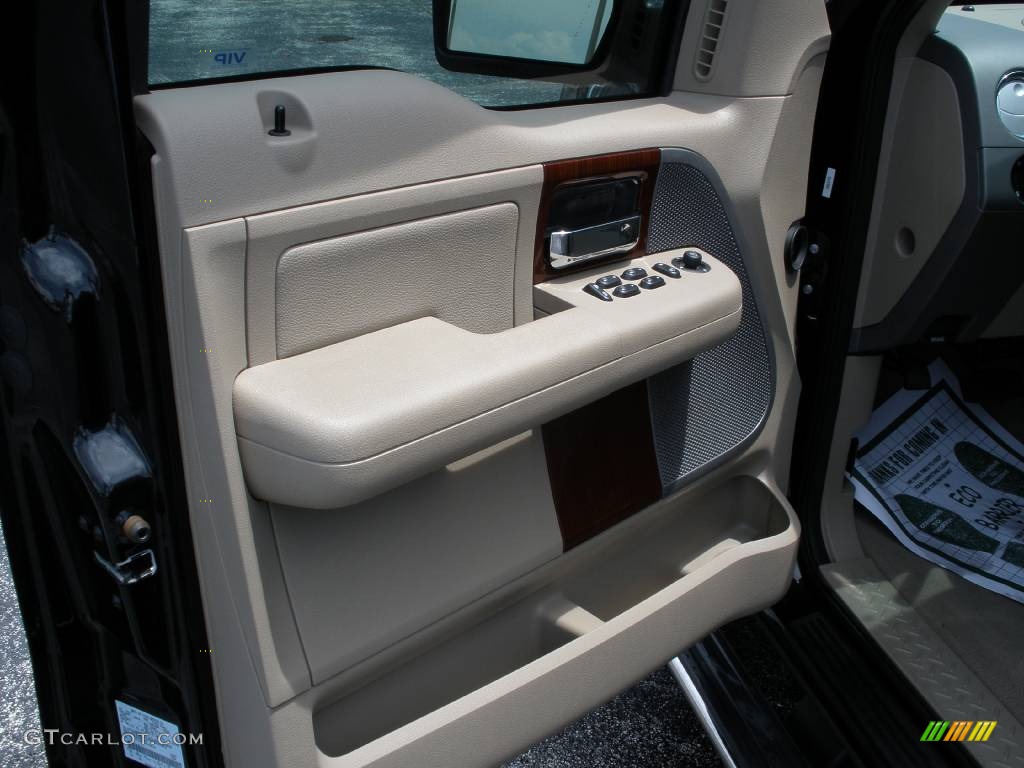 2006 F150 Lariat SuperCrew 4x4 - Black / Tan photo #11