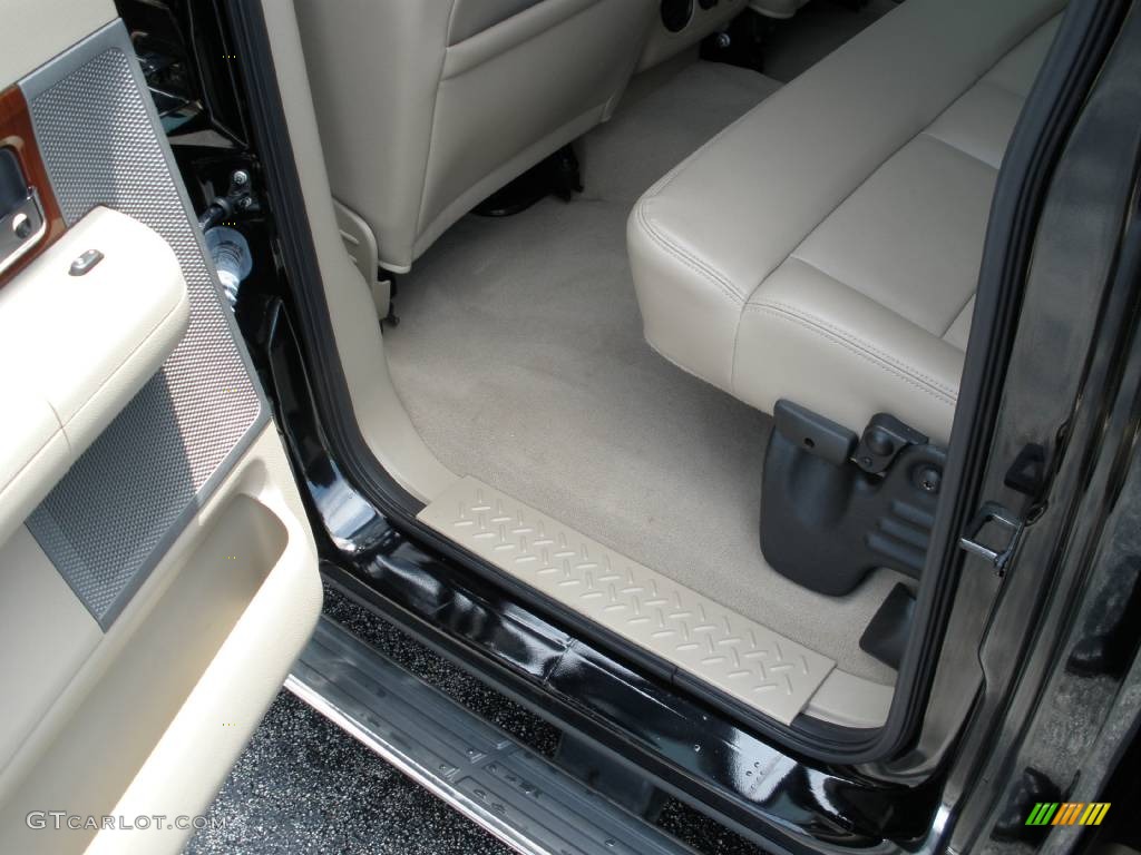 2006 F150 Lariat SuperCrew 4x4 - Black / Tan photo #14