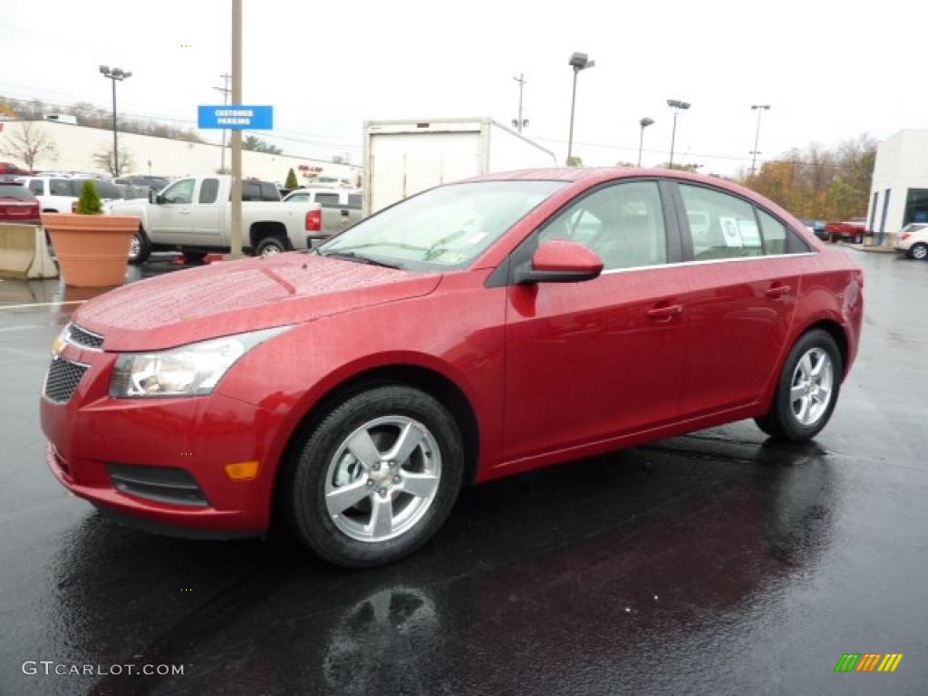 Crystal Red Metallic Tintcoat 2011 Chevrolet Cruze LT Exterior Photo #38732643