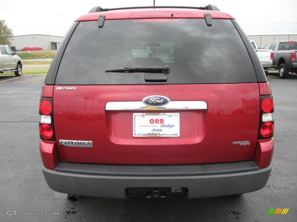 2006 Explorer XLS - Redfire Metallic / Stone photo #5