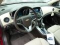 Cocoa/Light Neutral Leather Prime Interior Photo for 2011 Chevrolet Cruze #38732803