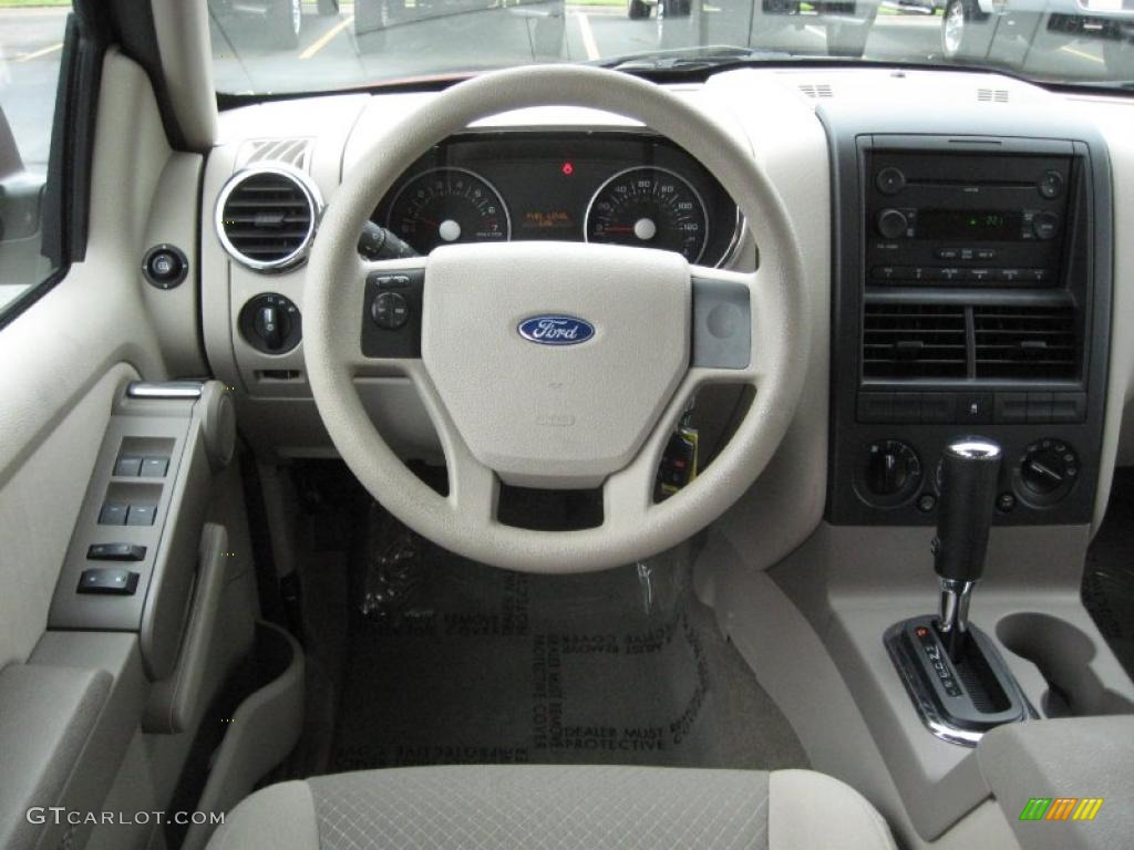 2006 Explorer XLS - Redfire Metallic / Stone photo #7