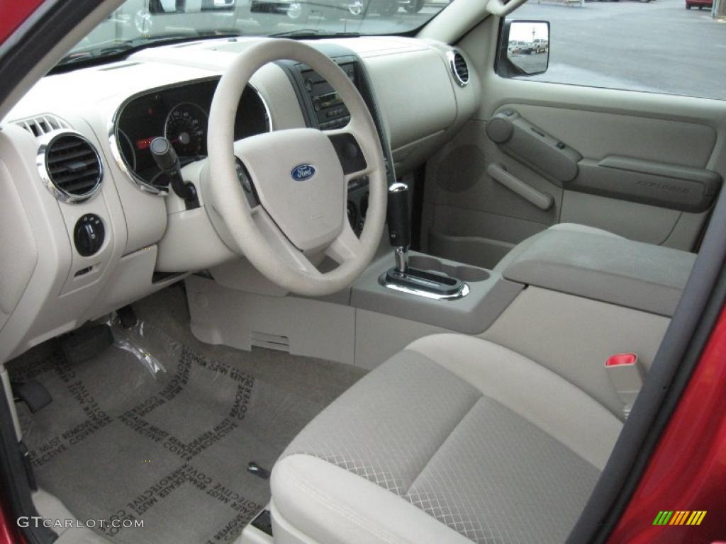 2006 Explorer XLS - Redfire Metallic / Stone photo #9