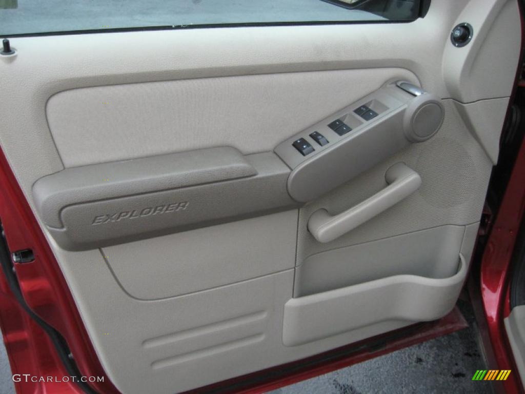 2006 Explorer XLS - Redfire Metallic / Stone photo #10