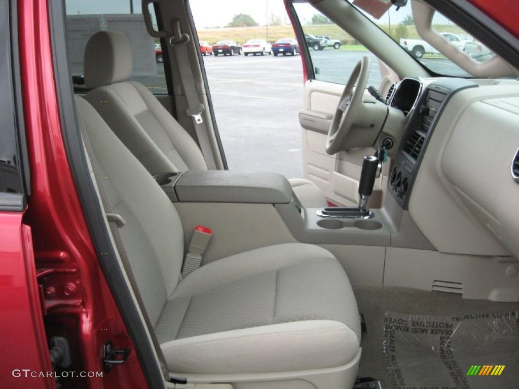 2006 Explorer XLS - Redfire Metallic / Stone photo #13