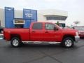 2009 Victory Red Chevrolet Silverado 2500HD LT Crew Cab 4x4  photo #2