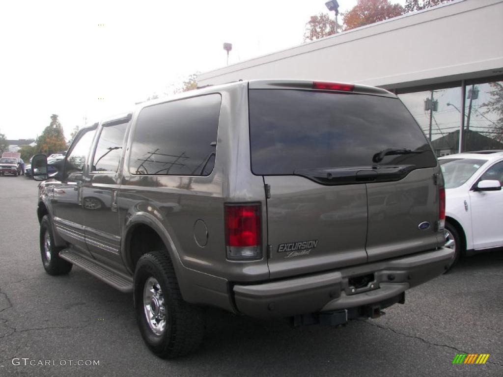 2003 Excursion Limited 4x4 - Mineral Grey Metallic / Medium Parchment photo #4