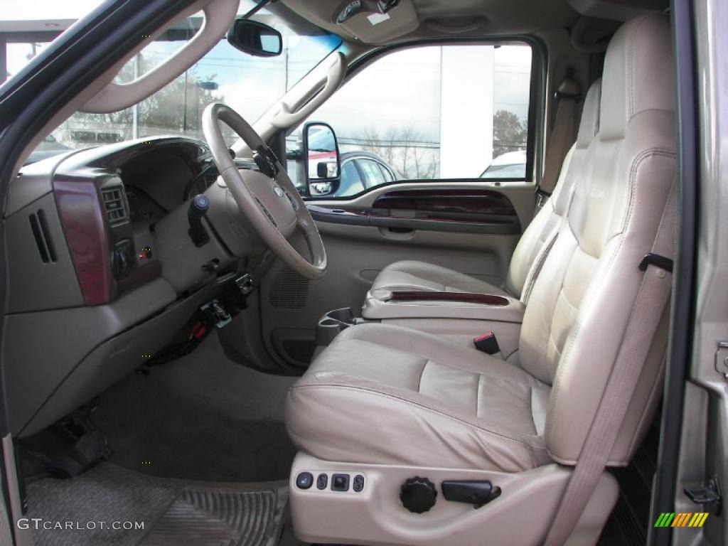Medium Parchment Interior 2003 Ford Excursion Limited 4x4 Photo #38735220