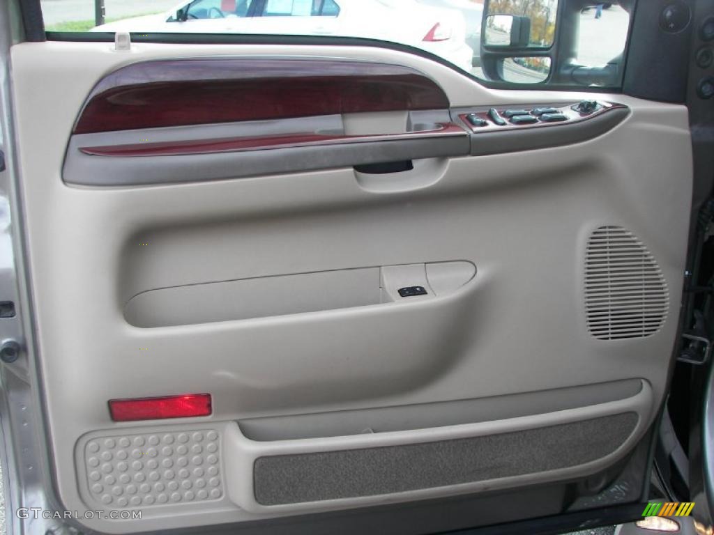 2003 Ford Excursion Limited 4x4 Medium Parchment Door Panel Photo #38735348