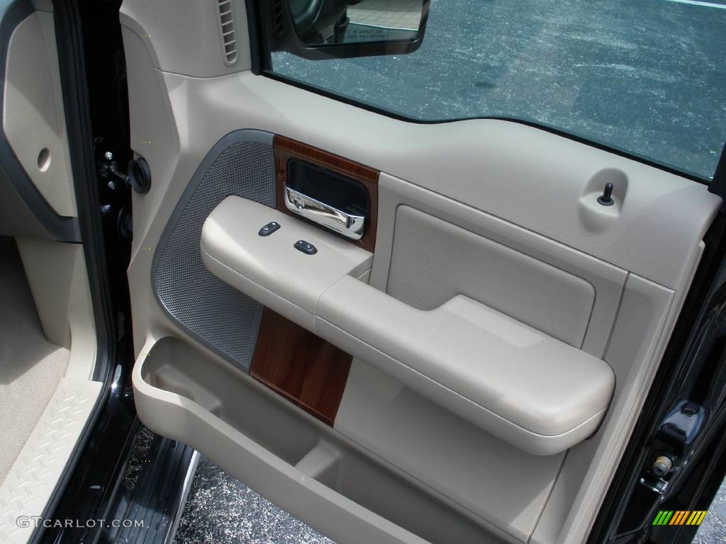 2006 F150 Lariat SuperCrew 4x4 - Black / Tan photo #20