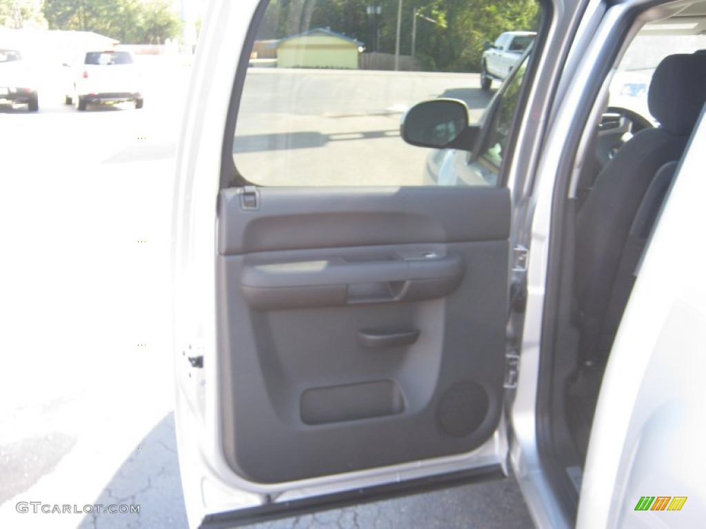 2011 Silverado 1500 LT Crew Cab 4x4 - Sheer Silver Metallic / Ebony photo #18