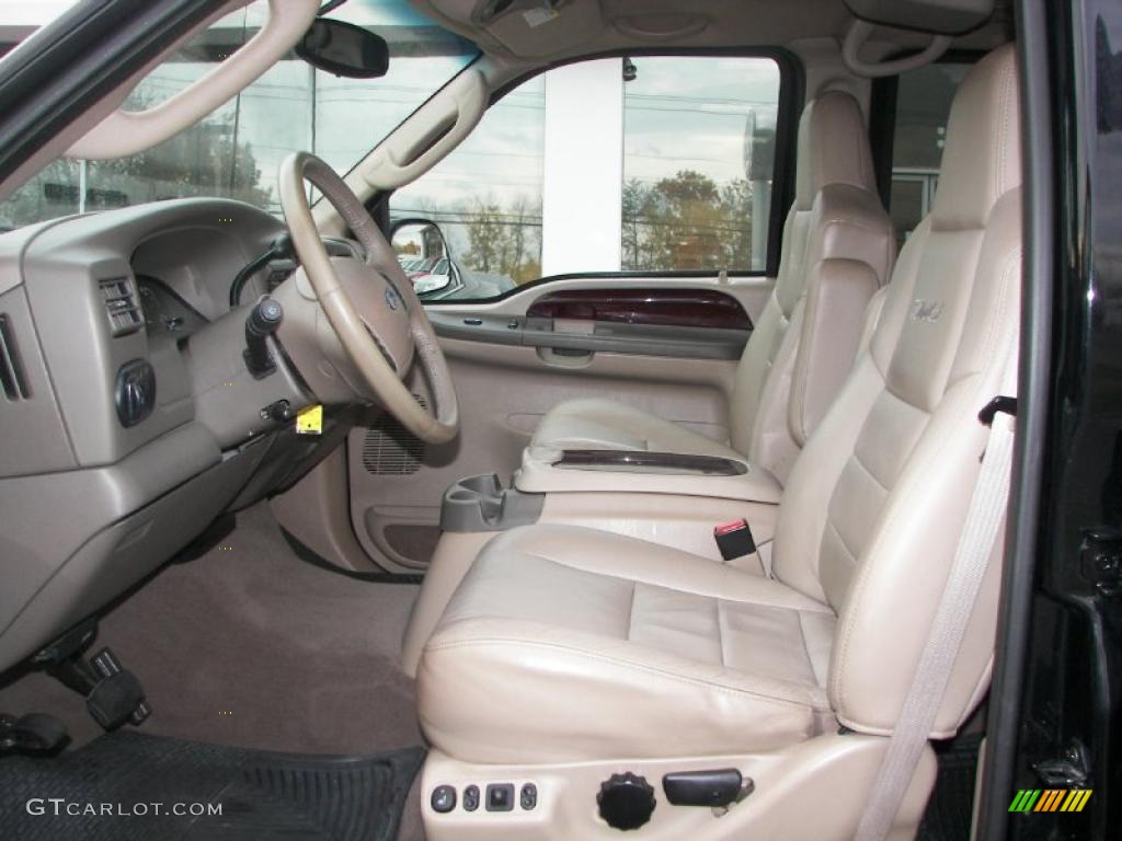 Medium Parchment Interior 2003 Ford Excursion Limited 4x4 Photo #38736292