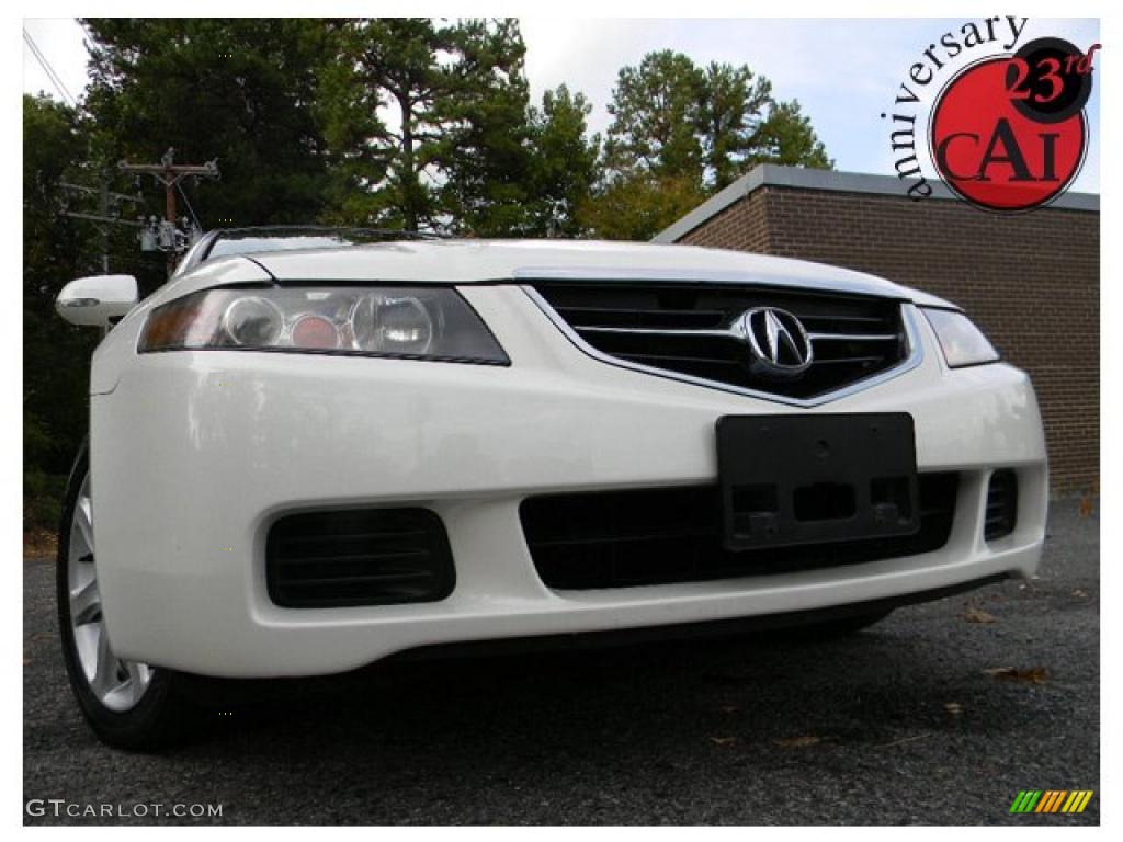 2005 TSX Sedan - Premium White Pearl / Quartz photo #1