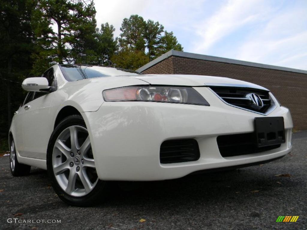 2005 TSX Sedan - Premium White Pearl / Quartz photo #2