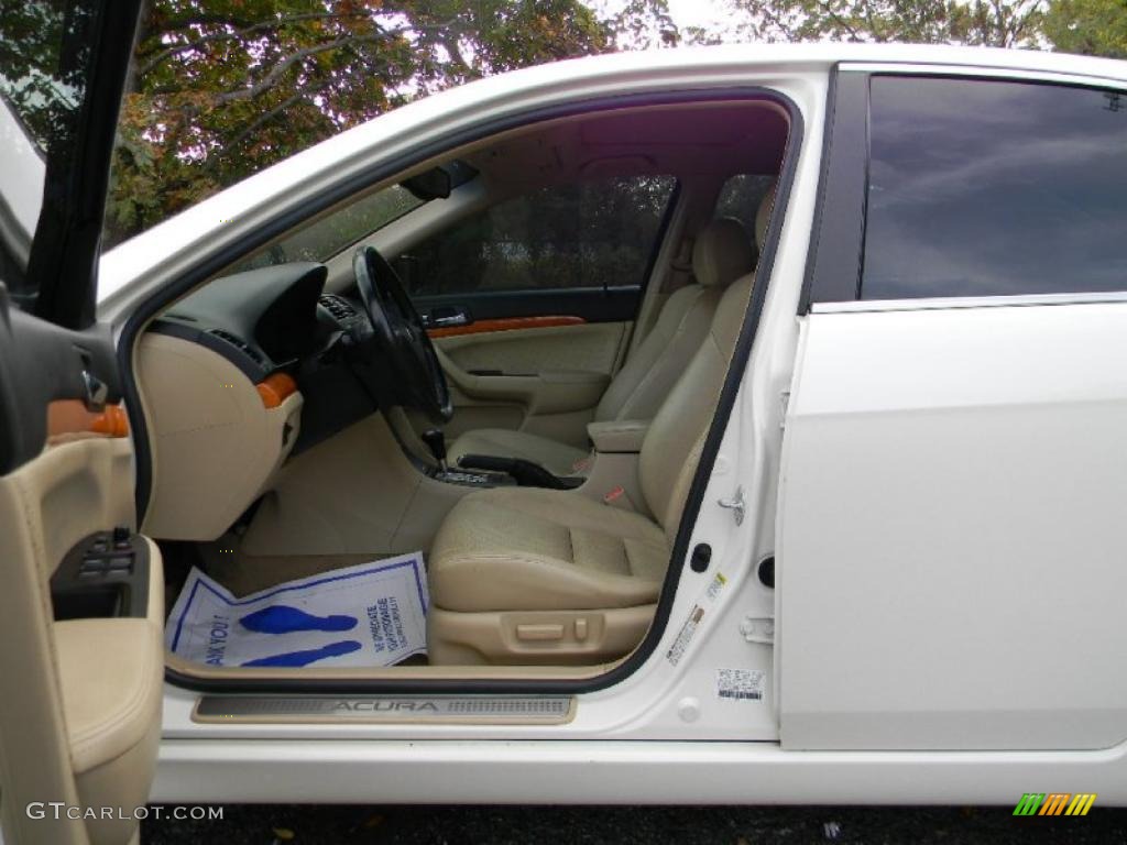 2005 TSX Sedan - Premium White Pearl / Quartz photo #14