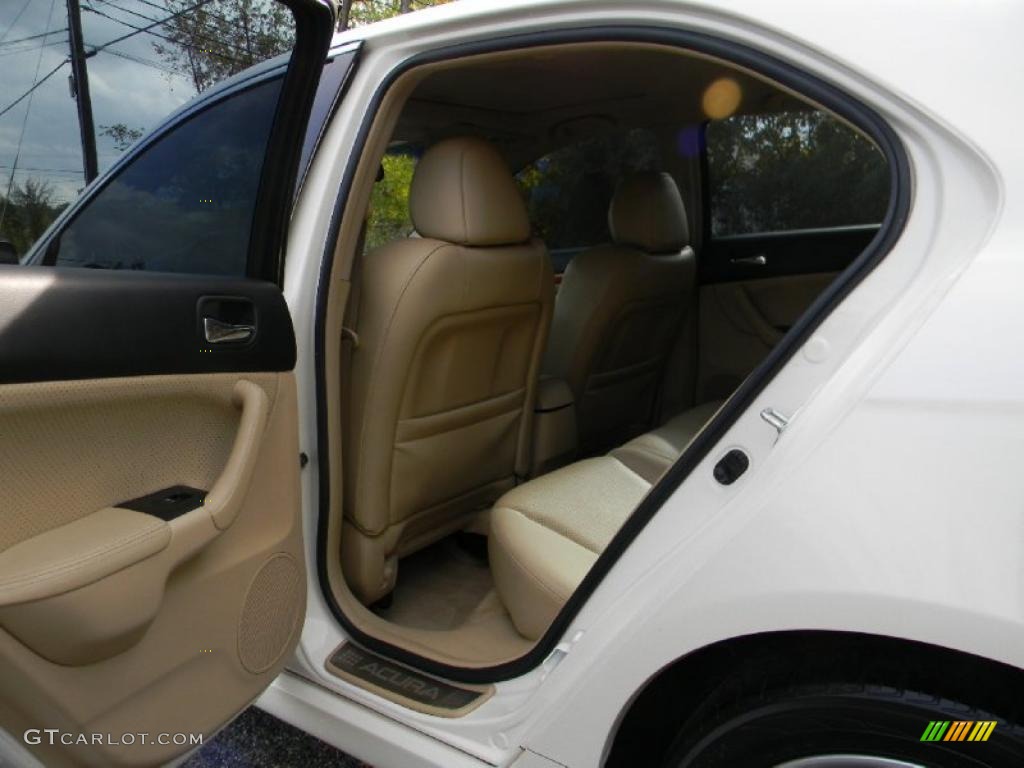2005 TSX Sedan - Premium White Pearl / Quartz photo #17