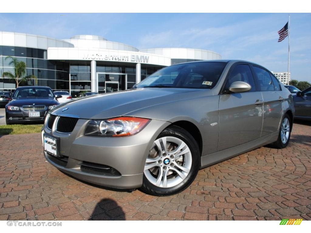 2008 3 Series 328i Sedan - Platinum Bronze Metallic / Beige photo #1