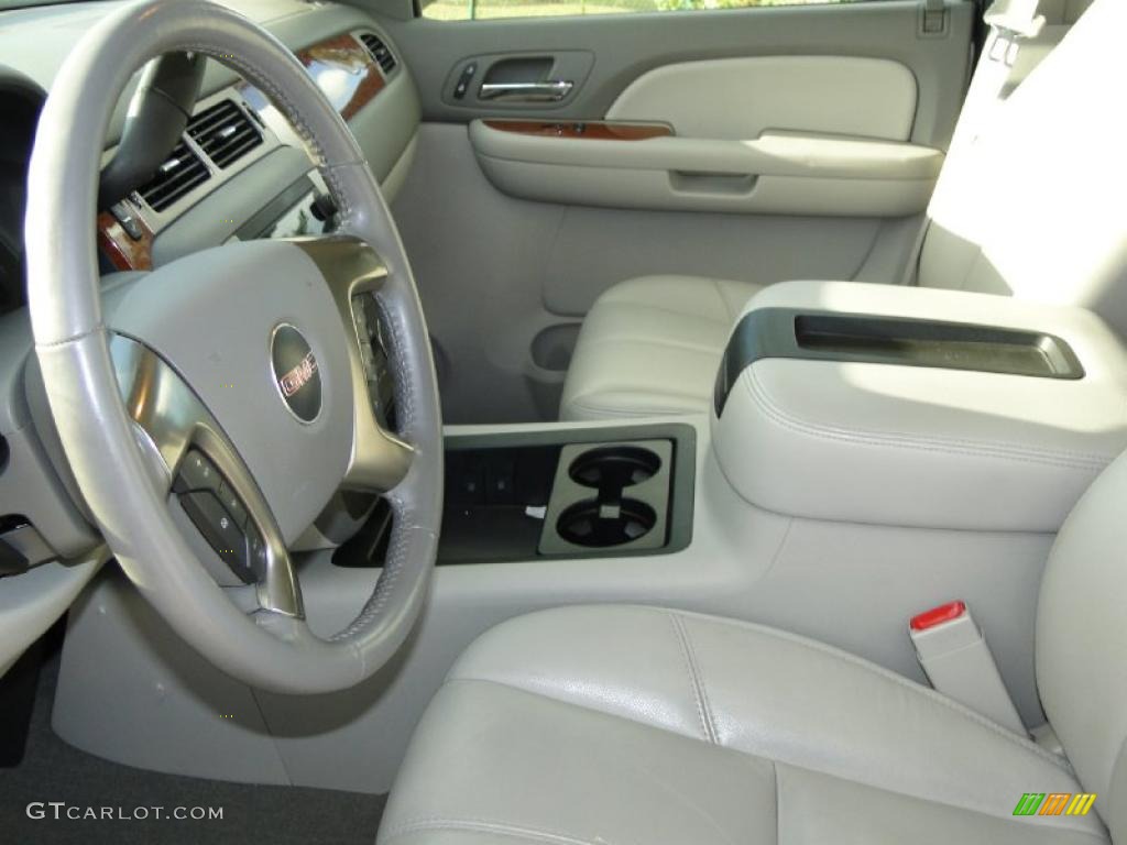 Dark Titanium/Light Titanium Interior 2007 GMC Sierra 1500 SLT Crew Cab Photo #38740156
