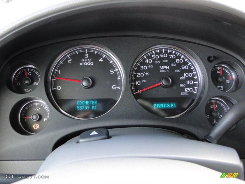 2007 GMC Sierra 1500 SLT Crew Cab Gauges Photo #38740232