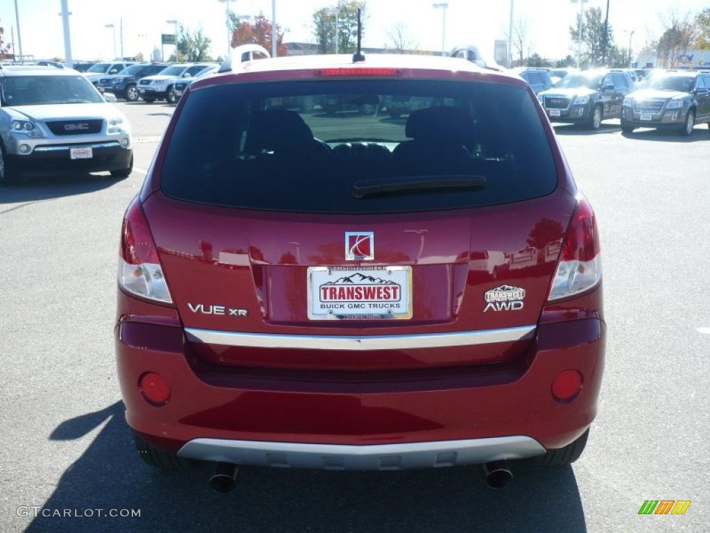 2010 VUE XR - Crystal Red Tintcoat / Gray photo #4