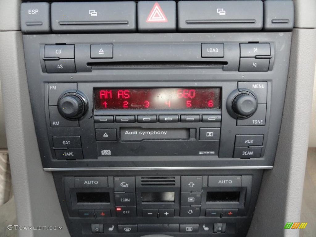 2005 Audi A4 1.8T Cabriolet Controls Photo #38741044