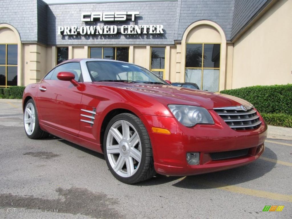 Blaze Red Crystal Pearl Chrysler Crossfire