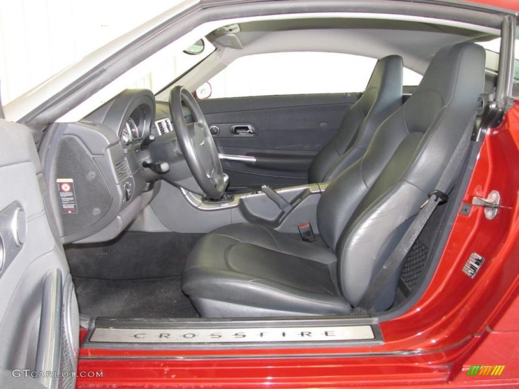 Dark Slate Gray Interior 2004 Chrysler Crossfire Limited Coupe Photo #38741248