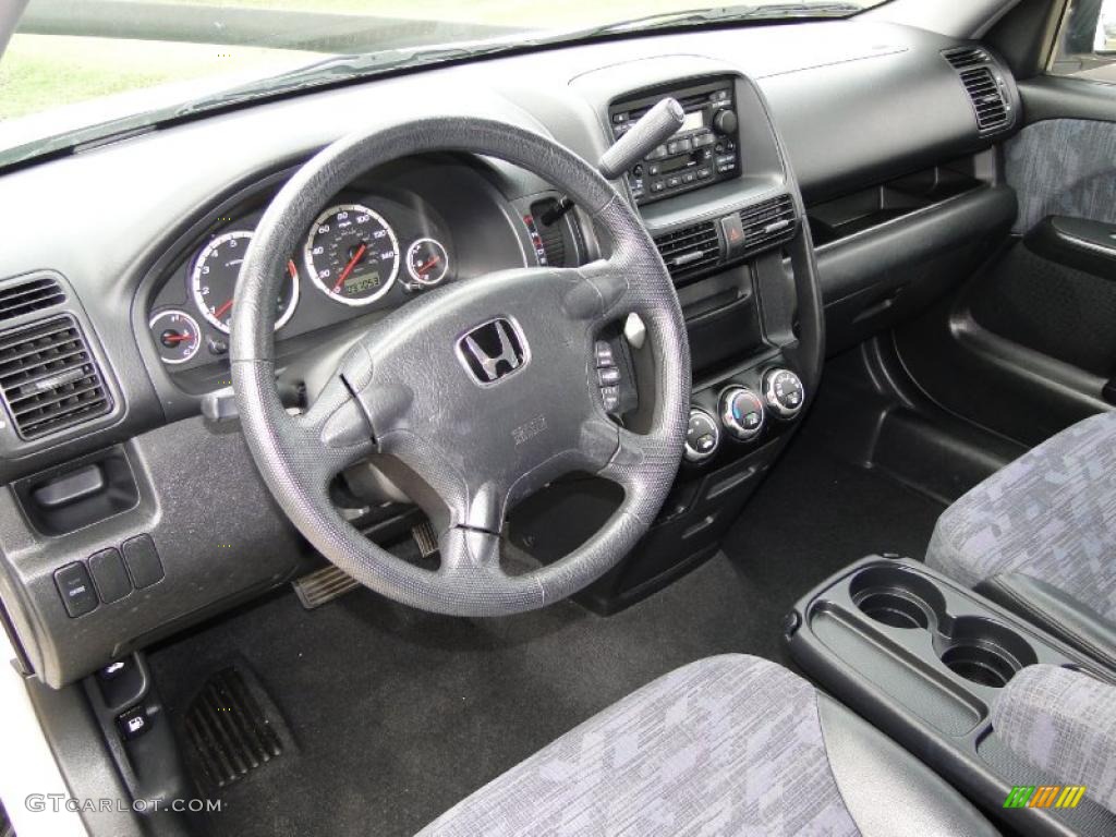 Black Interior 2003 Honda CR-V LX Photo #38741912