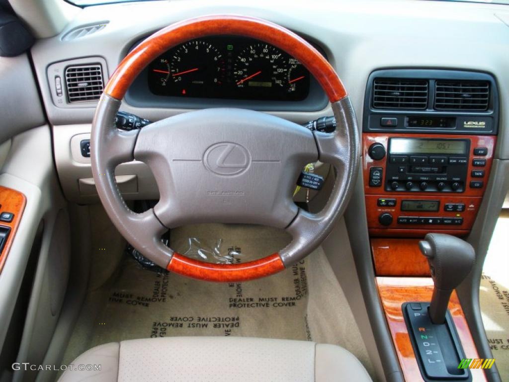 2001 Lexus ES 300 Ivory Steering Wheel Photo #38742088