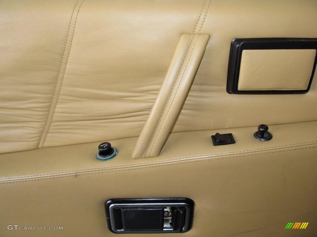 1987 Lotus Esprit Turbo Tan Door Panel Photo #38742320