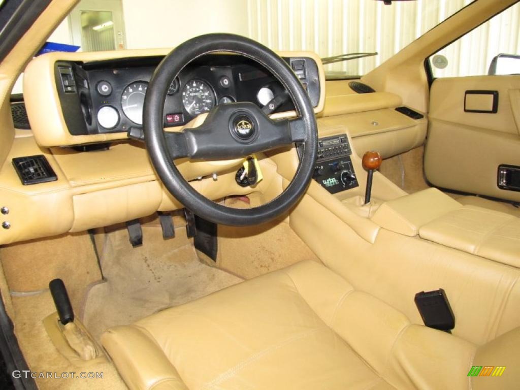 Tan Interior 1987 Lotus Esprit Turbo Photo #38742336