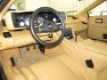 Tan 1987 Lotus Esprit Turbo Interior Color