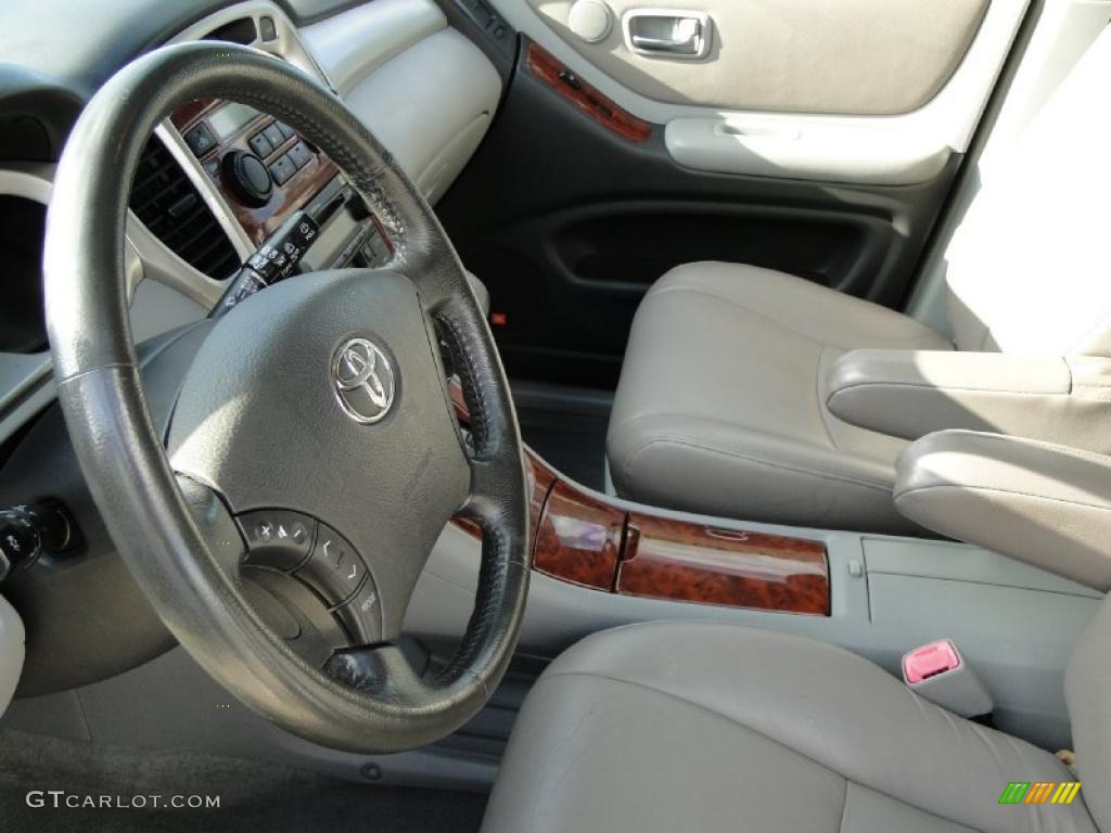 Ivory Interior 2004 Toyota Highlander Limited V6 Photo #38742588