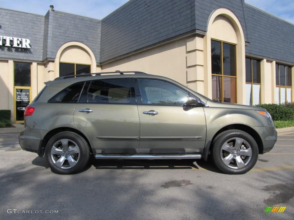 2007 MDX Sport - Aberdeen Green Metallic / Parchment photo #7