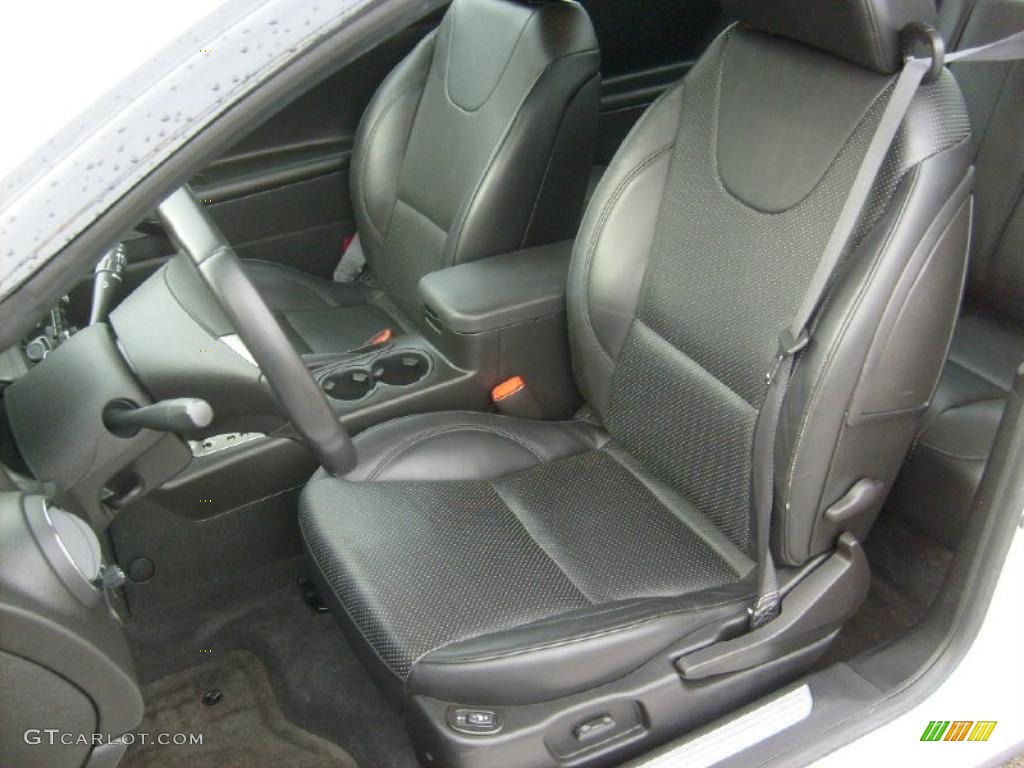 Ebony Interior 2009 Pontiac G6 GT Coupe Photo #38743504