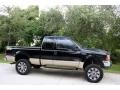 2000 Black Ford F250 Super Duty Lariat Extended Cab 4x4  photo #13