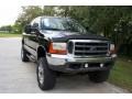 2000 Black Ford F250 Super Duty Lariat Extended Cab 4x4  photo #16