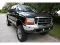 2000 Black Ford F250 Super Duty Lariat Extended Cab 4x4  photo #19