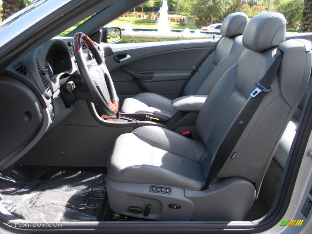 Charcoal Gray Interior 2005 Saab 9-3 Arc Convertible Photo #38744020