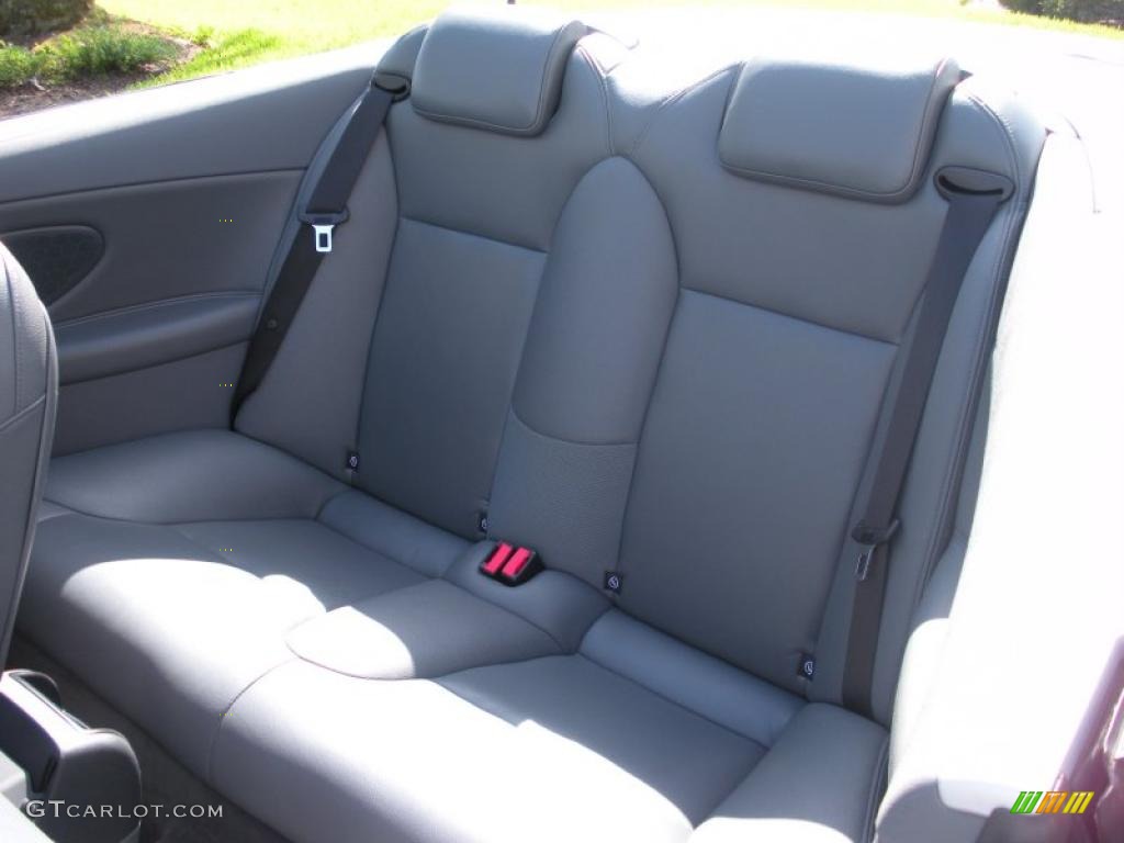 Charcoal Gray Interior 2005 Saab 9-3 Arc Convertible Photo #38744048