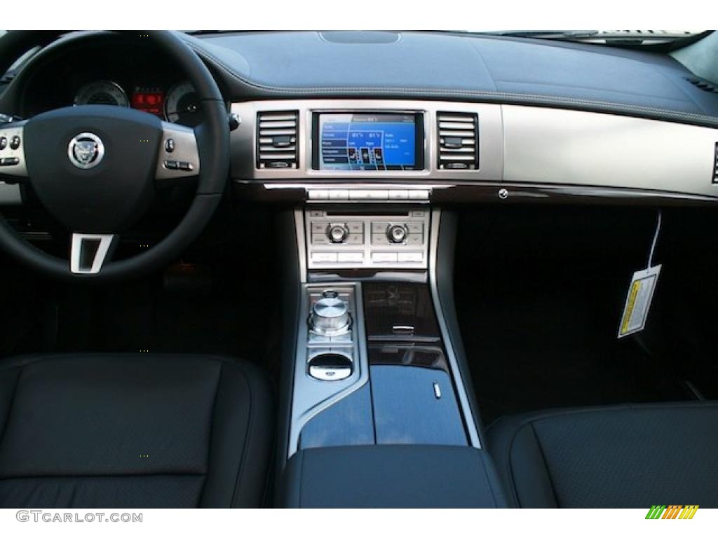 2011 Jaguar XF XF Supercharged Sedan Warm Charcoal Dashboard Photo #38744752