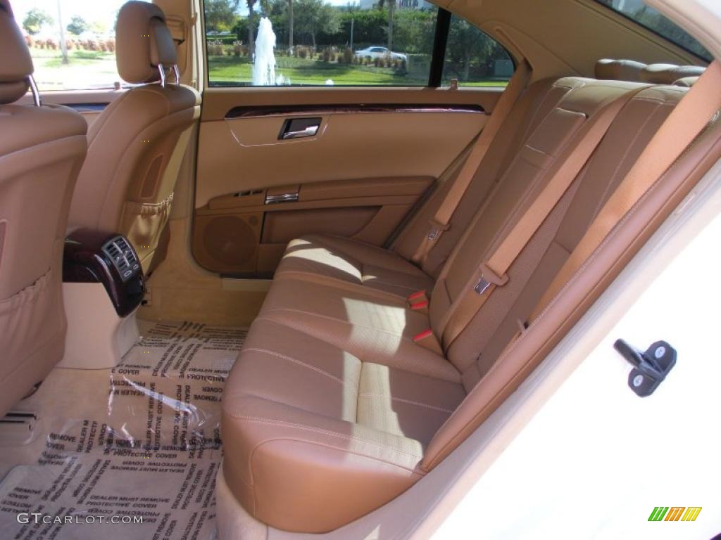 Savanna/Cashmere Interior 2009 Mercedes-Benz S 550 Sedan Photo #38744872