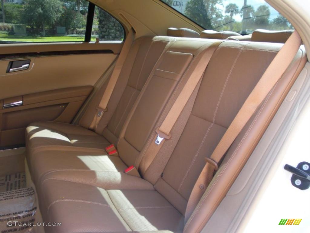 Savanna/Cashmere Interior 2009 Mercedes-Benz S 550 Sedan Photo #38744892